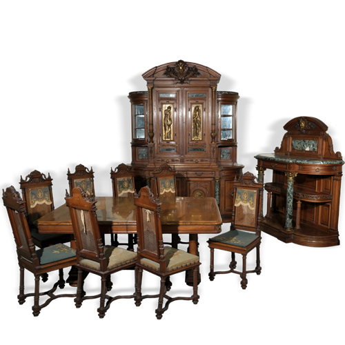 Furniture > Antique Dining Room Sets Menu