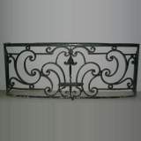 Iron balcony railing - Reference 0735 Width 5' 1'' Height 1' 11'' ⅝ Iron balcony railing - Reference 0735 Width 5' 1'' Height 1' 11'' ⅝