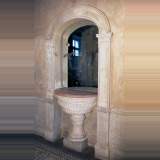 Stone baptismal font - Reference 0743 Width 3' 2'' ⅝ Height 3' 6'' ⅞ Stone baptismal font - Reference 0743 Width 3' 2'' ⅝ Height 3' 6'' ⅞