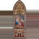 The visit of the Magi stained glass window - Reference 1057&nbsp;Width&nbsp;3' 5'' &nbsp;Height&nbsp;9' 8'' ⅛