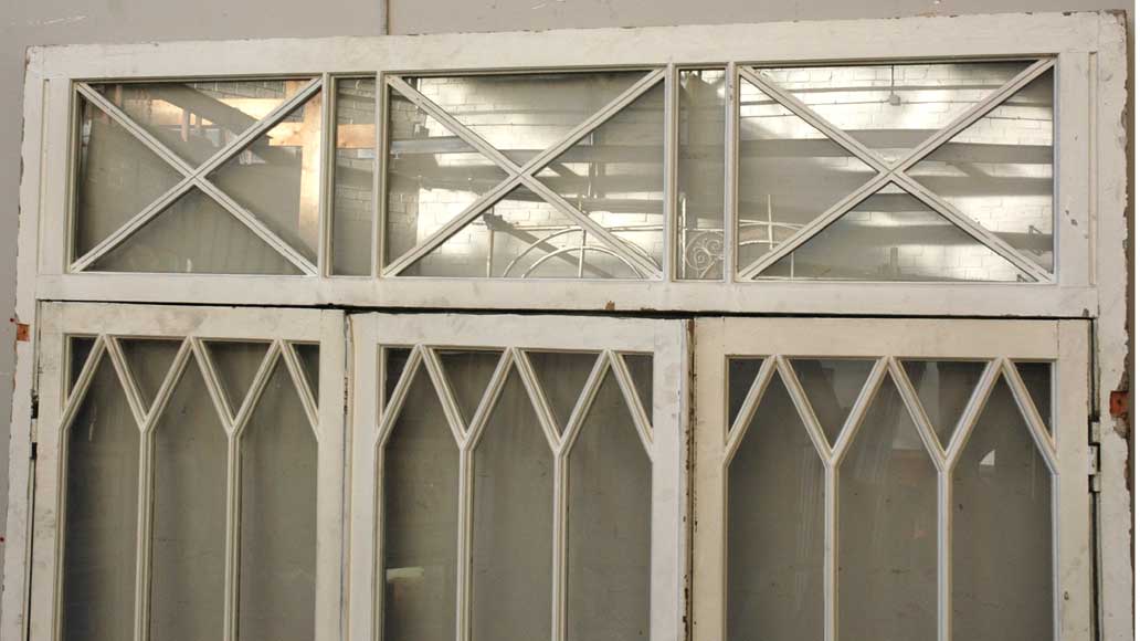 Restoration style wood and glass doors Restoration style wood and glass doors-1