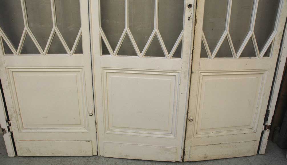 Restoration style wood and glass doors Restoration style wood and glass doors-3