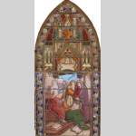 Jesus and the masters stained glass window - Reference 1092&nbsp;Width&nbsp;3' 5'' &nbsp;Height&nbsp;7' 1'' 