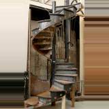 Spiral Staircase - Reference 1372 Width 5' 6'' ⅞ Height 11' 5'' ¾ Spiral Staircase - Reference 1372 Width 5' 6'' ⅞ Height 11' 5'' ¾