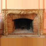 Louis XV period mantel piece in Breche d'Alep marble - Reference 1395&nbsp;Width&nbsp;6' '' &nbsp;Height&nbsp;3' 8'' ½