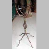 Wrought iron pot holder. - Reference 9081 Height 2' 7'' ⅞ Wrought iron pot holder. - Reference 9081 Height 2' 7'' ⅞