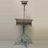 Planter in wrought iron with two levels - Reference 9235 Width 2' 1'' ⅝ Height 4' 9'' ⅛ Planter in wrought iron with two levels - Reference 9235 Width 2' 1'' ⅝ Height 4' 9'' ⅛