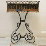 Wrought iron planter - Reference 9240 Width 2' 4'' Wrought iron planter - Reference 9240 Width 2' 4''