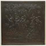 Bacchanalian fireback - Reference 9401&nbsp;Width&nbsp;2' 9'' ½&nbsp;Height&nbsp;2' 9'' ½