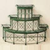 Garden iron shelves - Reference 9416 Width 3' 8'' ½ Height 2' 8'' ⅝ Garden iron shelves - Reference 9416 Width 3' 8'' ½ Height 2' 8'' ⅝