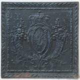 Summer theme cast iron fireback - Reference 9421&nbsp;Width&nbsp;2' 7'' ⅞&nbsp;Height&nbsp;2' 7'' ½
