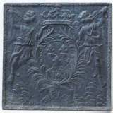 Leopold I fireback - Reference 9423&nbsp;Width&nbsp;3' 1'' ¾&nbsp;Height&nbsp;3' 1'' ¾