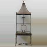 Bird cage with copper ornaments - Reference 9431 Width 2' 9'' ⅛ Height 8' 3'' ¼ Bird cage with copper ornaments - Reference 9431 Width 2' 9'' ⅛ Height 8' 3'' ¼