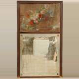 Trumeau with mirror and floral painting - Reference 9462 Width 4' 2'' Height 6' 11'' ⅞ Trumeau with mirror and floral painting - Reference 9462 Width 4' 2'' Height 6' 11'' ⅞