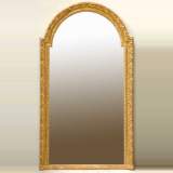 Gilded stucco and wood mantel mirror - Reference 9476 Width 4' '' Height 7' '' ⅝ Gilded stucco and wood mantel mirror - Reference 9476 Width 4' '' Height 7' '' ⅝
