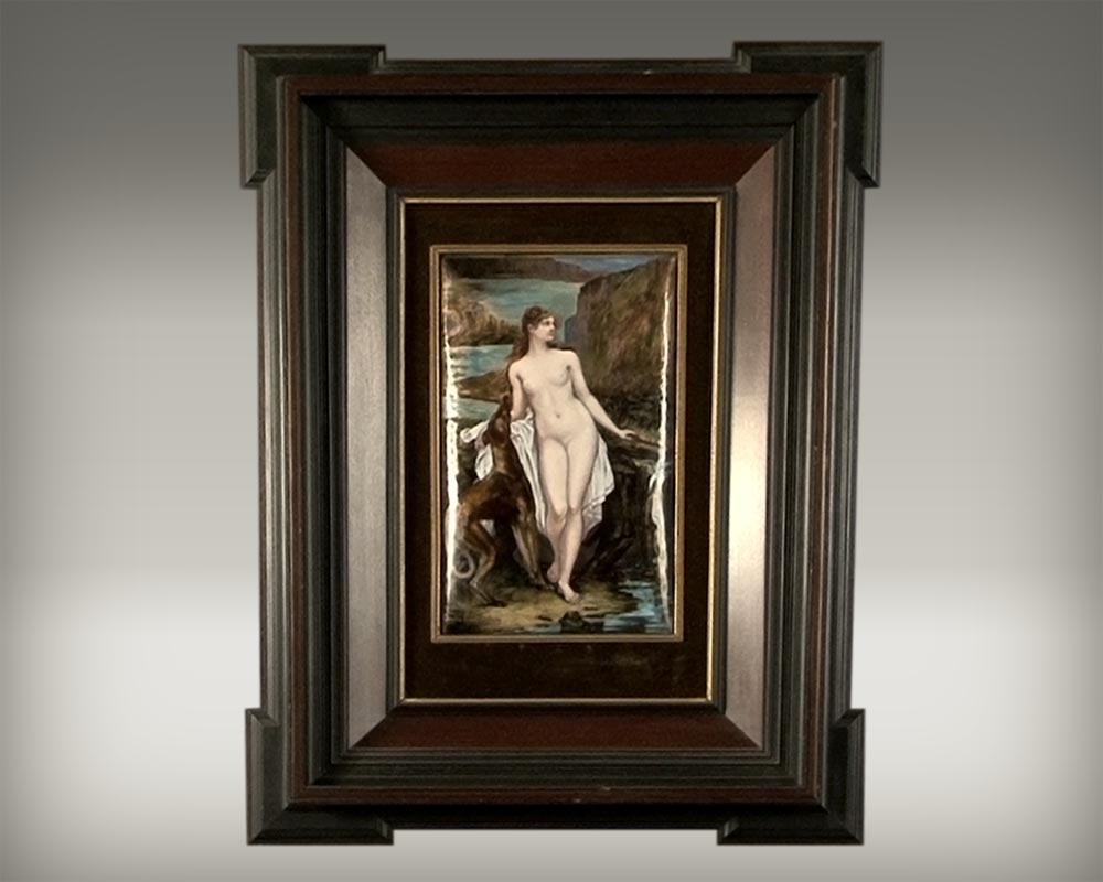 Diana, enamel by Jeanne Lemerle Diana, enamel by Jeanne Lemerle-0