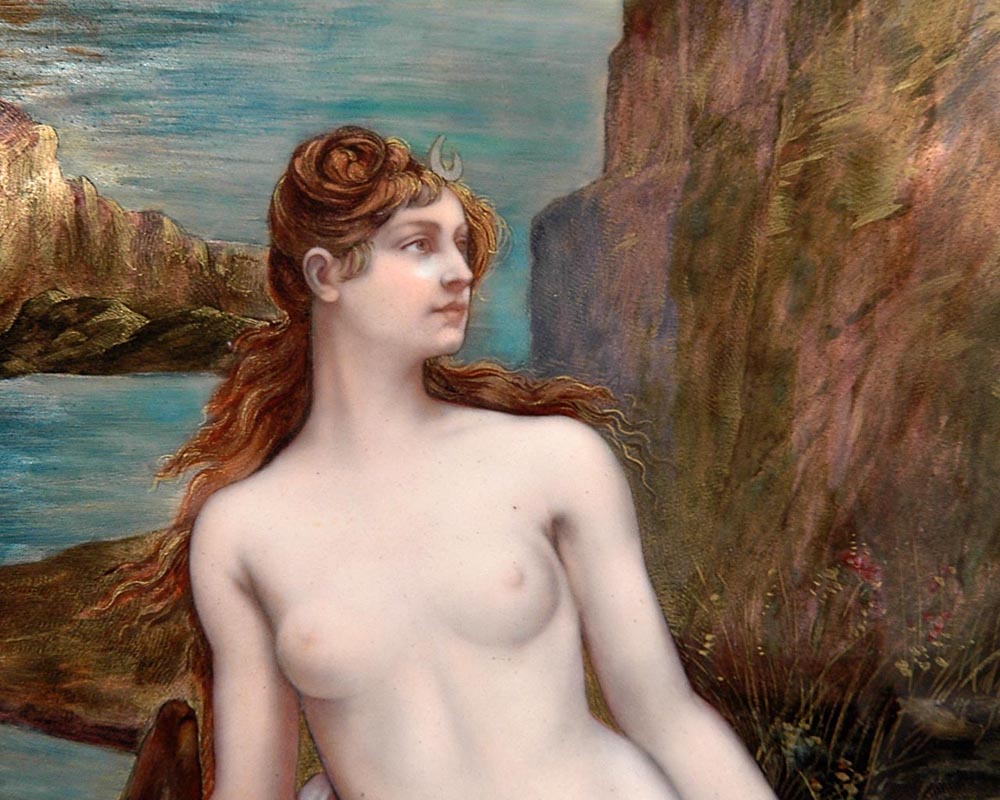 Diana, enamel by Jeanne Lemerle Diana, enamel by Jeanne Lemerle-2
