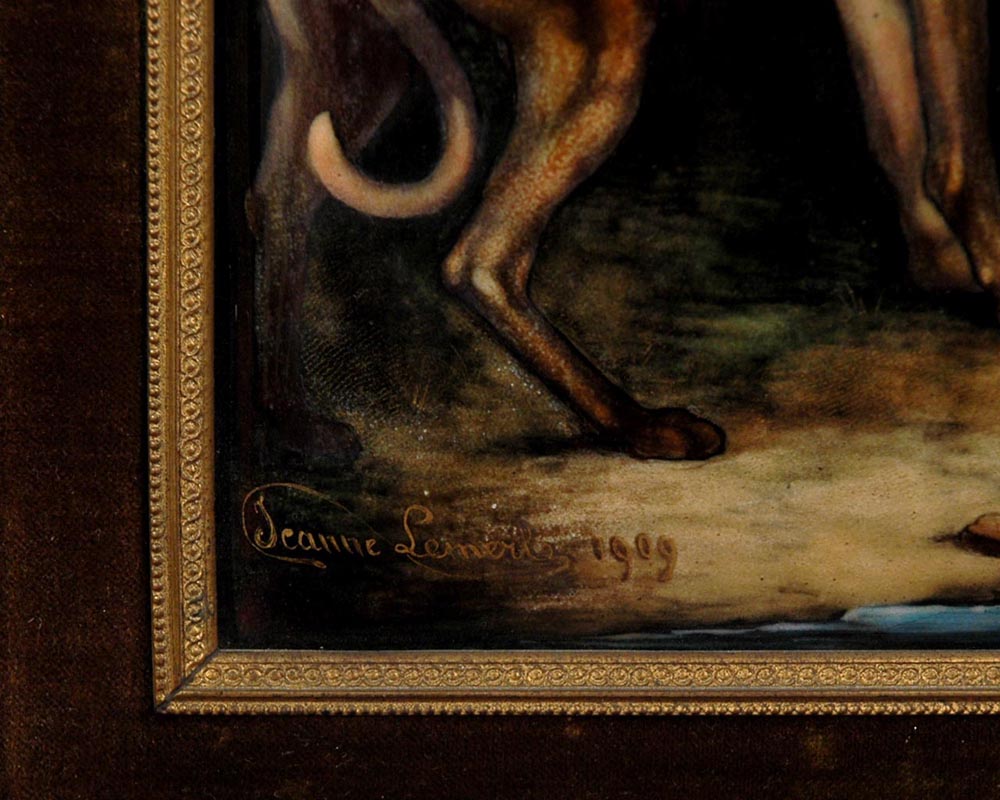 Diana, enamel by Jeanne Lemerle Diana, enamel by Jeanne Lemerle-3