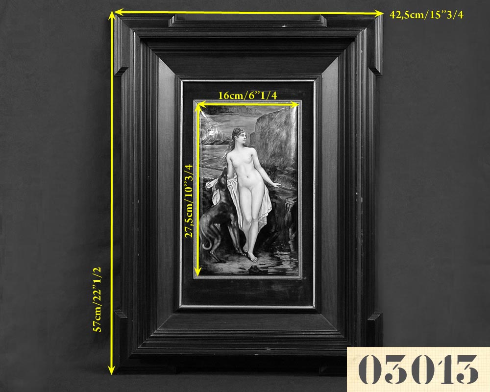 Diana, enamel by Jeanne Lemerle Diana, enamel by Jeanne Lemerle-4