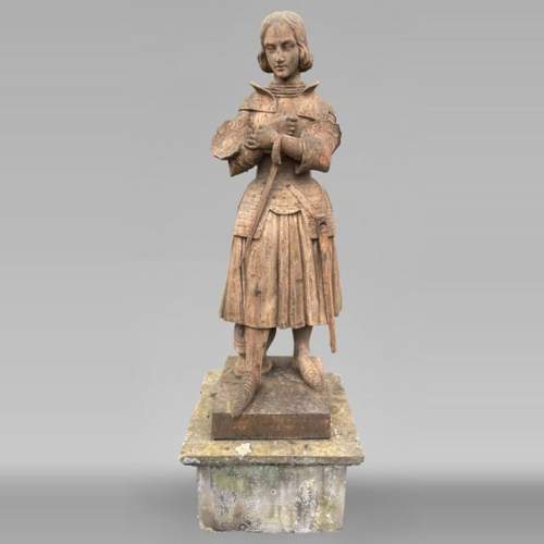 Marie d'ORLÉANS (after), Statue of Joan of Arc in cast iron, after 1837