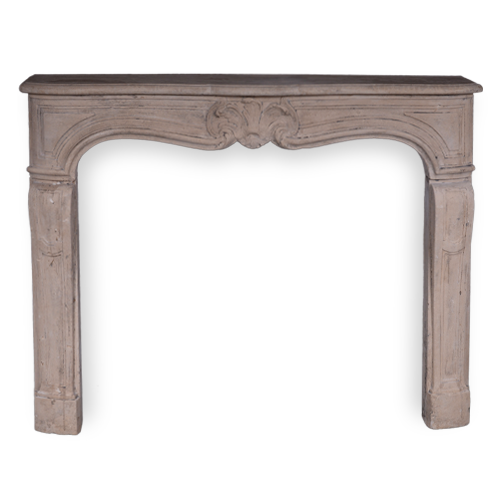 Small Art Deco style fireplace in Lunel marble - Marble