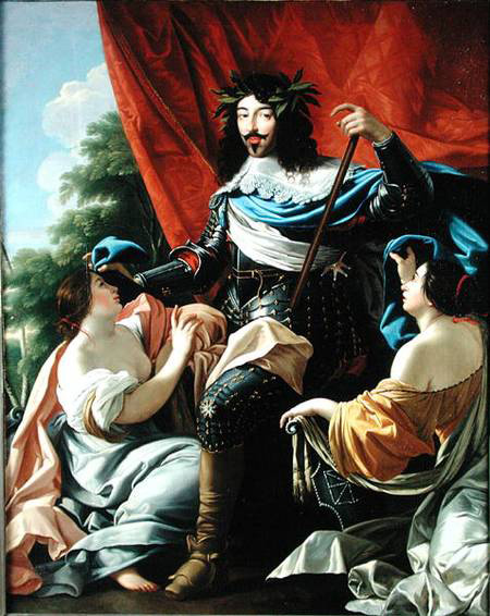 Louis XIII. 17th Siècle. Man in historic costume from the time of Louis XIII,  17th century. Presentation added to the sheet metal over the costumed ball  held at the Palace of the