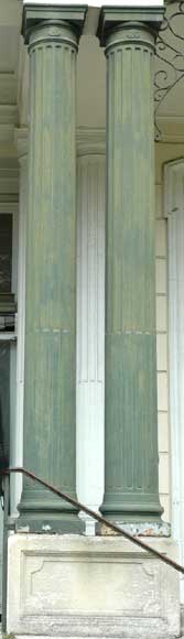 Cast iron columns. 10 columns