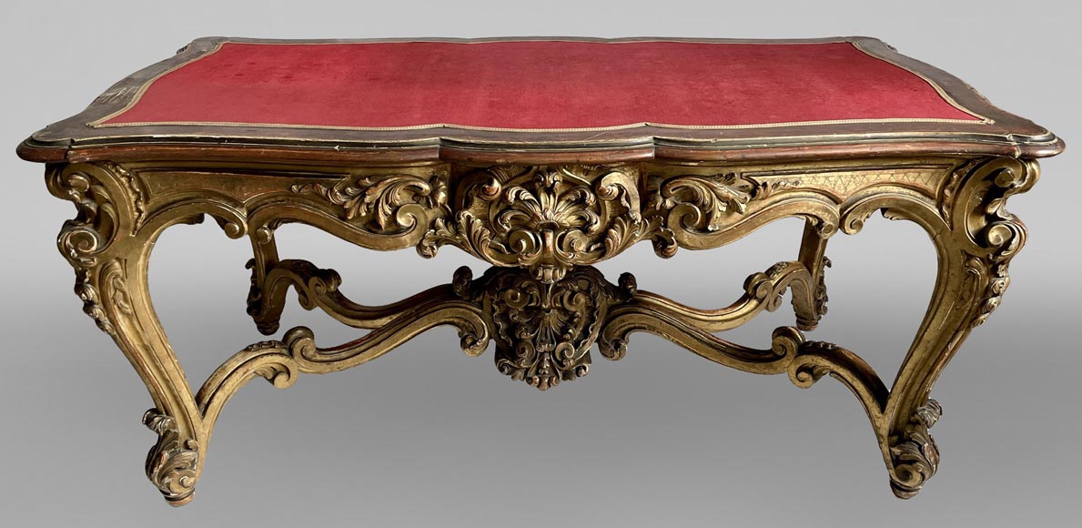 French 19th Century Walnut Louis XVI Center Table - Fireside Antiques