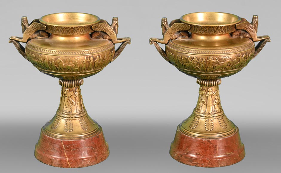 Charles MATIFAT, Vases assyriens, avant 1851-0