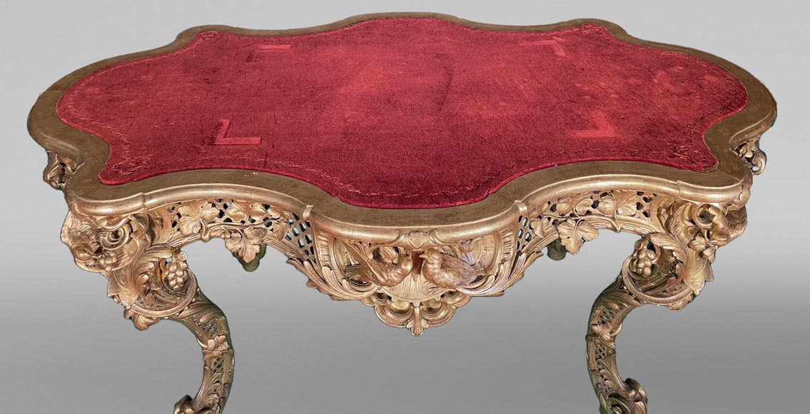 Rocaille-style table from the villa Les Cèdres-0