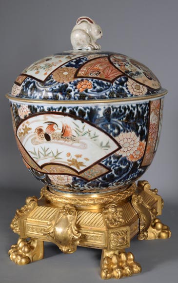伊万里瓷器（Porcelaine d'Imari），拿破仑三世风格镀金青铜框架-19 