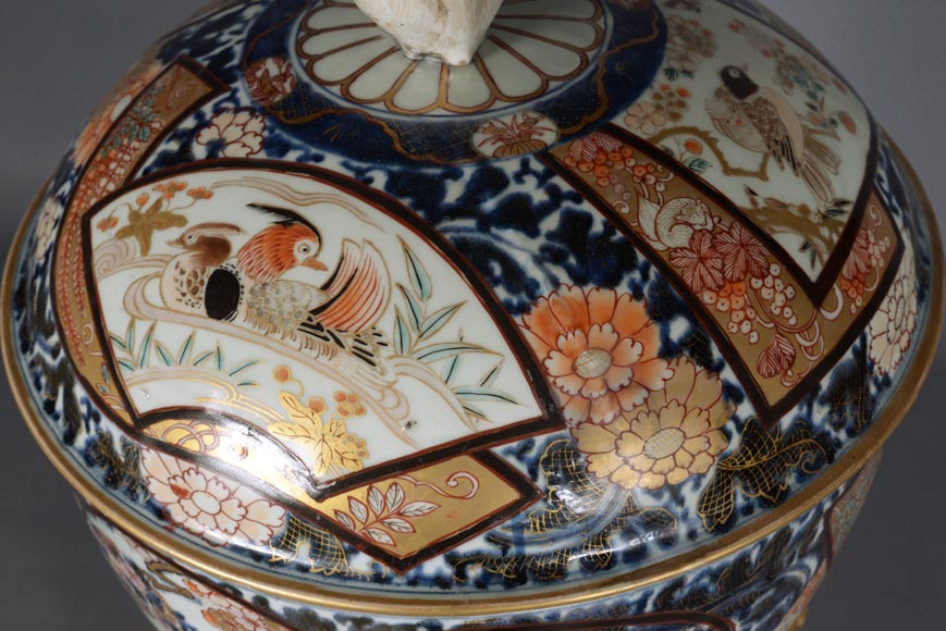伊万里瓷器（Porcelaine d'Imari），拿破仑三世风格镀金青铜框架-19 