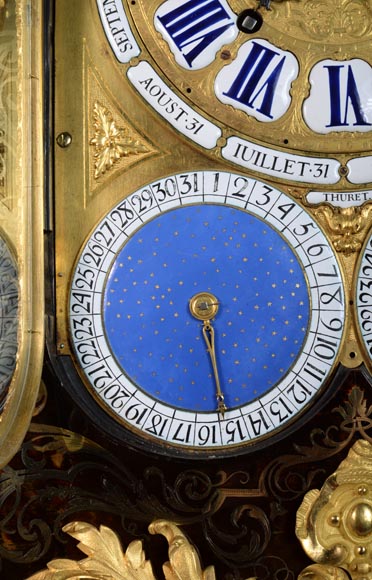 Jacques THURET (1669-1738) - Astronomical clock in a Boulle