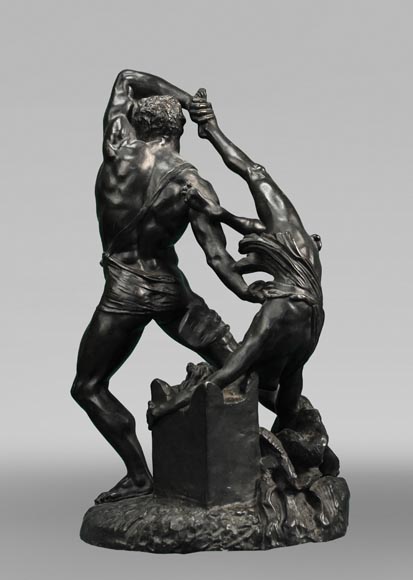 Antonio CANOVA (after), INGÉ and SOYER (attributed to), Clock “Hercules and Lichas”, circa 1840-10