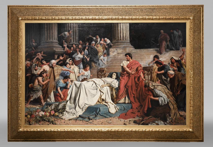 Heinrich von Angeli (attributed to) The Oration of Mark Antony Second half of the 19th century-0