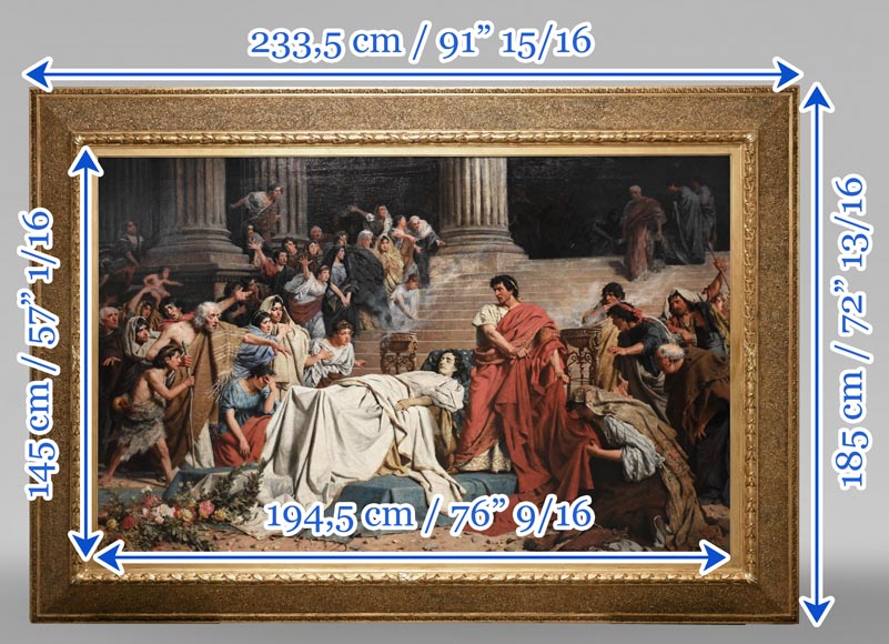 Heinrich von Angeli (attributed to) The Oration of Mark Antony Second half of the 19th century-13