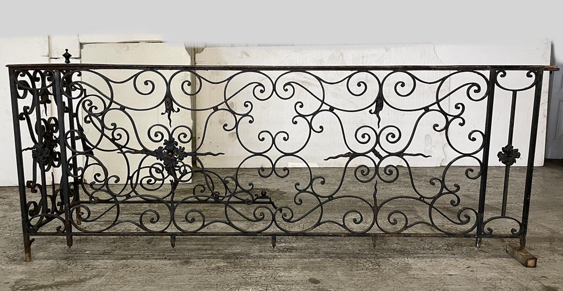 Two wrought iron guardrails, 19th century - Monumental and structures