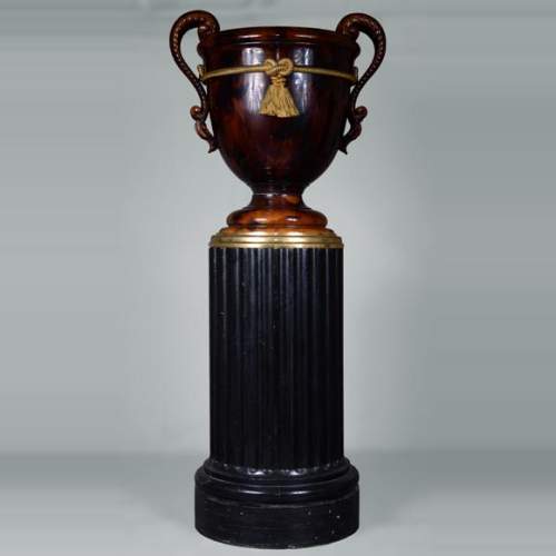 Antique Chinese Export Three Cup Brass Candelabra Circa 1900