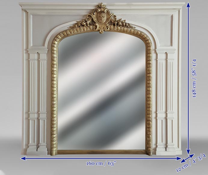 Fluted Architectural Mirror