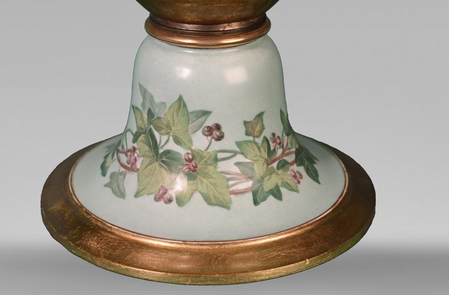 SÈVRES Manufacture, Louis-Philippe Period Vase Adorned with a Lush Floral Decoration, 1846-10