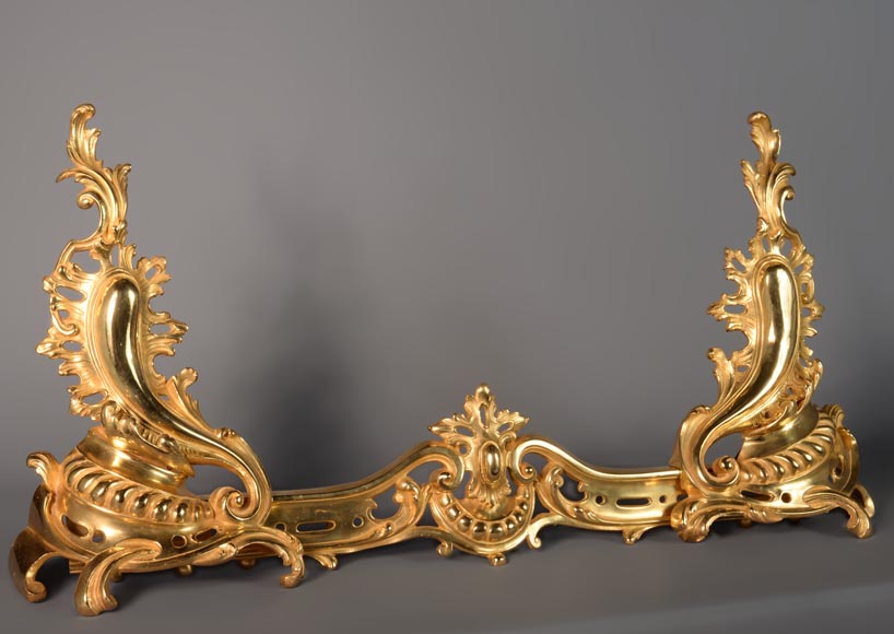 Pair of 1920s Louis XV Style Painted and Gilt Child's Chairs with