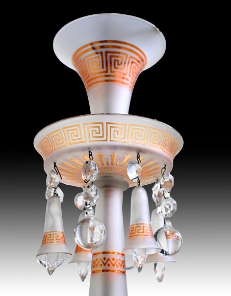 BACCARAT, Neo-Greek Crystal Chandelier with Five Lights, after 1875-2