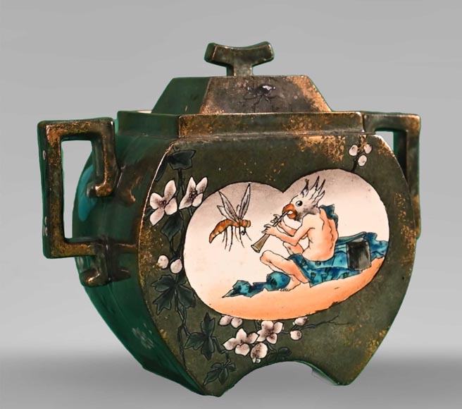 Jules Vieillard & Cie Manufacture, Japanese-style Tea Service, between 1878 and 1886-1