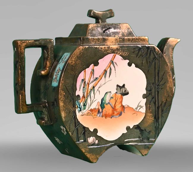Jules Vieillard & Cie Manufacture, Japanese-style Tea Service, between 1878 and 1886-3