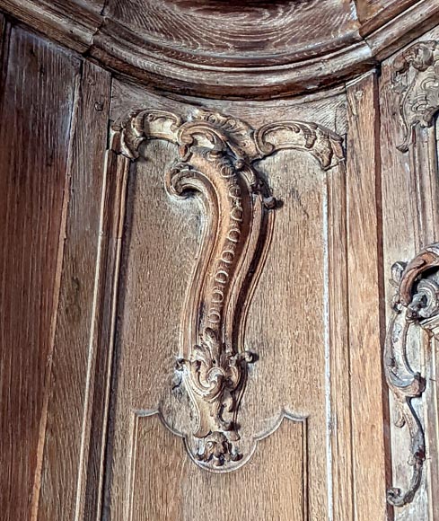 Important Louis XV-period Carved Oak Paneling-17