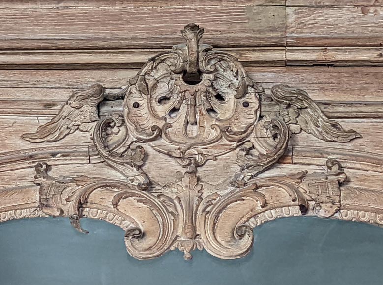 Important Louis XV-period Carved Oak Paneling-22