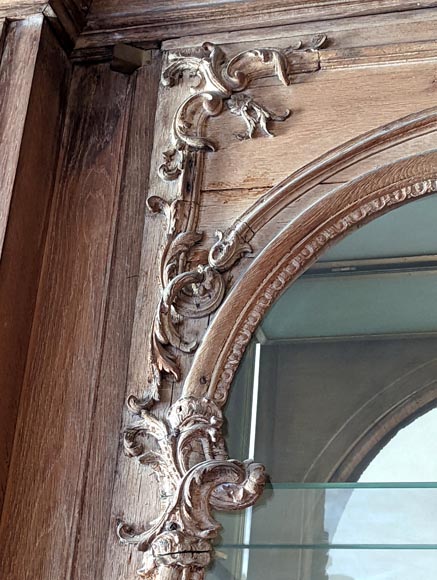 Important Louis XV-style Carved Oak Paneling-21