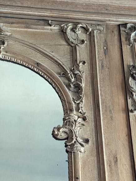 Important Louis XV-style Carved Oak Paneling-26