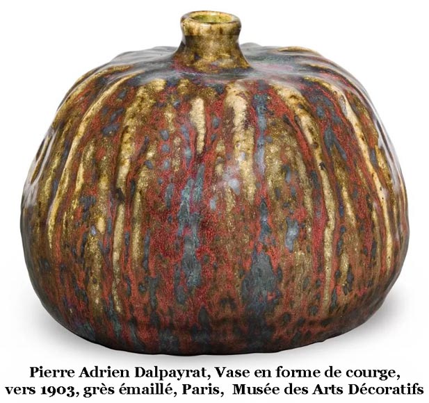 Pierre-Adrien Dalpayrat, Small Glazed Stoneware Vase, late 19th century-6