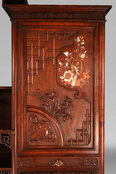 Gabriel VIARDOT, Japanese-Style Shelf Cabinet, late 19th Century-1